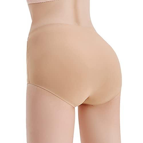 Image of FallSweet No Show High Waist Briefs Underwear for Women Seamless Panties Multi Pack