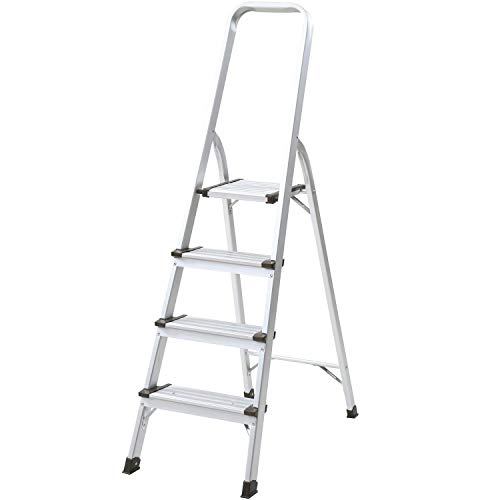 Amazon.co.jp: 山善(YAMAZEN) 脚立 4 段 幅45×奥行88.5×高さ147cm 耐