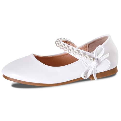 Girls Dress Shoes Mary Jane Shoes for Girls School Shoes Low Heel Princess Wedding Party Flats
