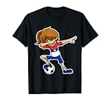 dabbing soccer - maglia serbia, motivo: bandiera serba maglietta