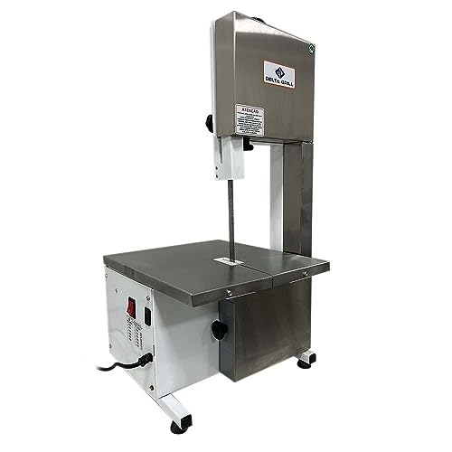Serra Fita 1,46 mts 1/3cv Branca Semi Inox Delta Grill Voltagem Bivolt