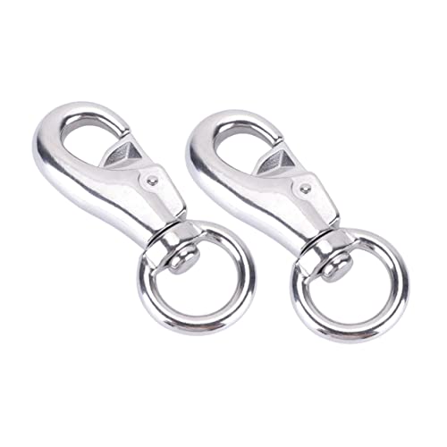 HORIALENCE 2 pezzi Gancio Girevole per Sedia Sospesa Strumento per Appendere con Capacità Facile Installazione per Ceste e Accessori Resistente Alla e Versatile per Interni Ed Esterni