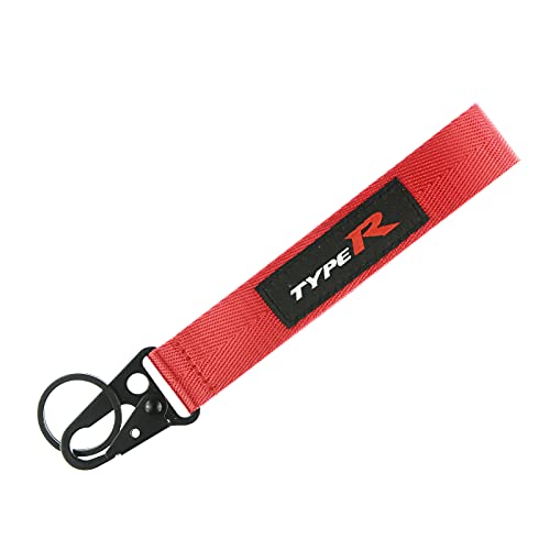 IUUBXKEH JDM Style Type-R Keychain – Racing Car Cellphone Keyring