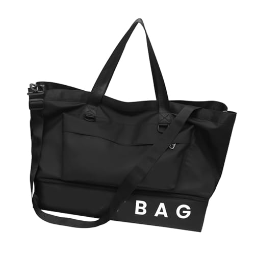 Sac de sport grande capacité bicolore pour le week-end et nuit à l'hôtel