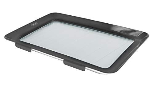 NERTHUS FIH 796-Bandeja de Almacenamiento de Alimentos al Vacío, Utilizada para Verduras, Frutas, Carne, Pescado, conservación de Comida, Reutilizable, Pequeño