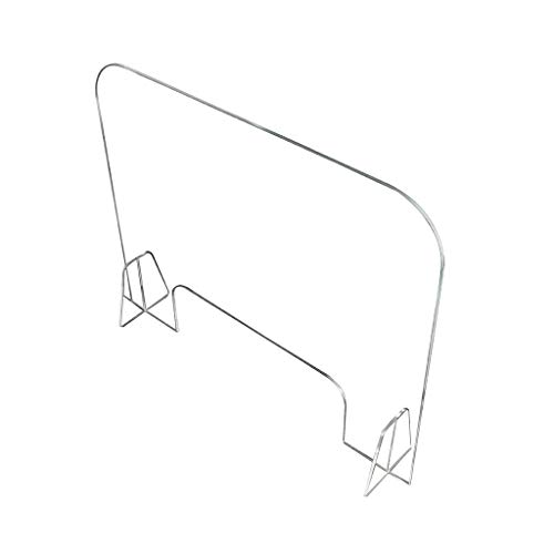 NUWFOR Clear Acrylic Guard Plexiglass Shield Barrier Counters Food Screen (600x600mm) NUWFOR Clear Acrylic Guard Plexiglass Shield Barrier Counters Food Screen (600x600mm)