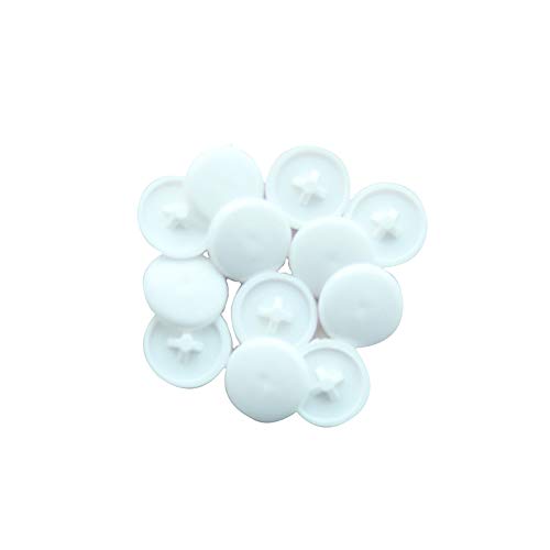 As Direct Ltd Lot de 20 cache-vis Blanc