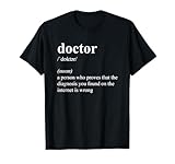 Funny Cool Doctor Definition T-Shirt