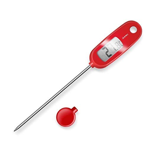 XINGYU Termómetro de sonda de Cocina, medidor de Temperatura del Agua, termómetro de Temperatura del Agua, termómetro para Alimentos Herramientas domésticas Muy útiles (Color: Rojo)