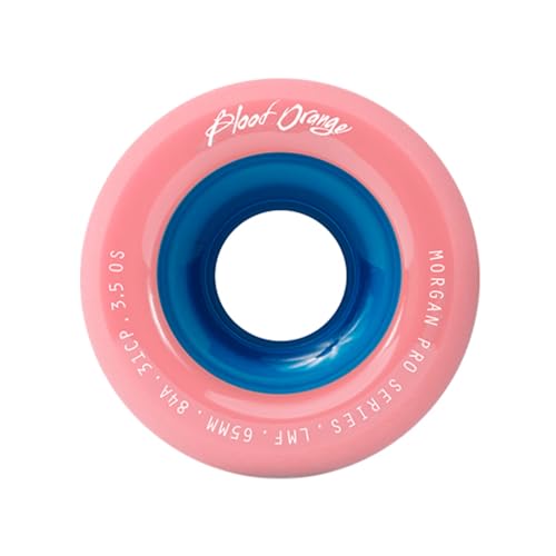 Blood Orange Morgan 65mm Longboard Wheel 84a Coral