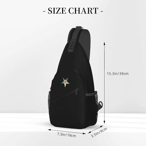 Order of The Eastern Star Nursling Sling Bag Crossbody Backpack Shoulder Casual Daypack Bag for Men Women3