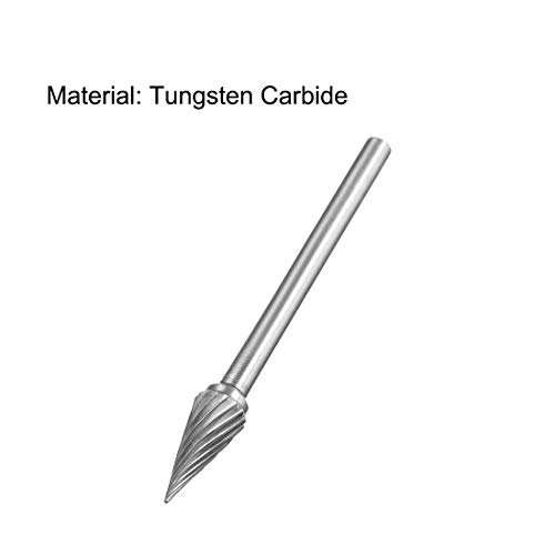 Fresas rotativas de carburo de tungsteno 6mm, 2 piezas miniatura 3