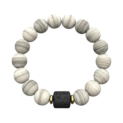 Image of THE MEN THING Natural Stone Bracelets - Adjustable Beaded Wristwear for Men & Boys (Multi-Design Collection)