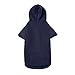Jnancun Cat Clothes for Cats Only Winter Hoodie Sweatshirts with Pockets Warm Cat Outfits for Cat(Large, Navy)