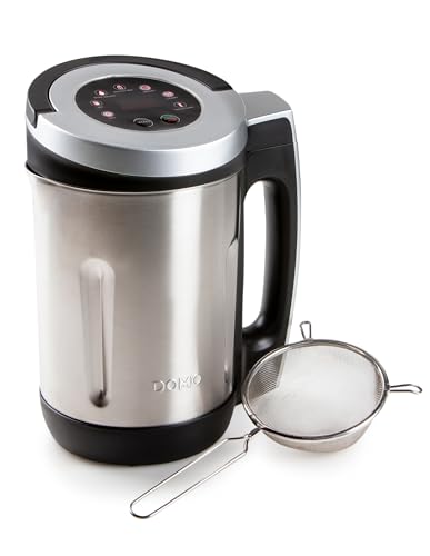 DOMO DO716BL Mixeur à soupe - 7 programmes - Soy/nut milk, extra smooth, smooth, chunky, jam, juice et blend/clean - 2,2 L