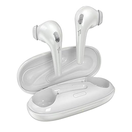 1MORE ComfoBuds Wireless Earbuds for Kids, Mini Noise Cancelling True Wireless Earbuds for Teenager, Bluetooth 5.0 Headphones with 4 Mics, IPX5 Waterproof Sports Earphone for Students, White