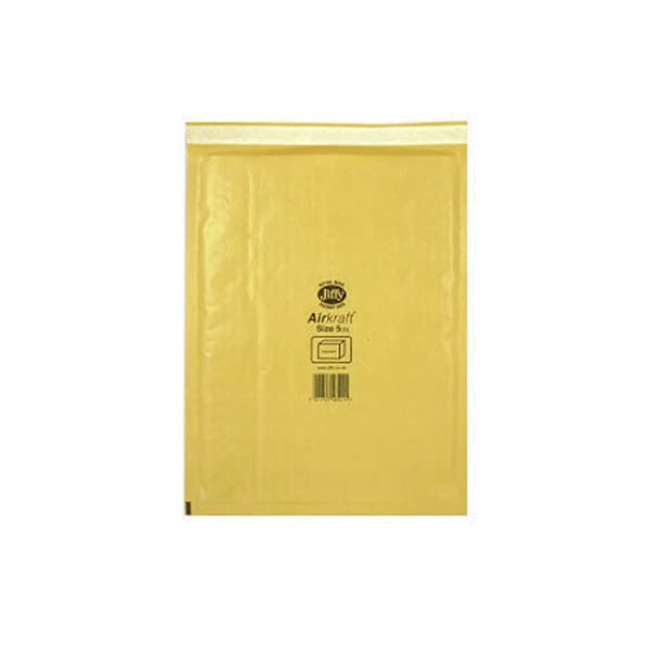 Jiffy AirKraft Bag Size 5 260x345mm Gold GO-5 (Pack of 10) MMUL04605+ Free finchley Refill Pen (9)