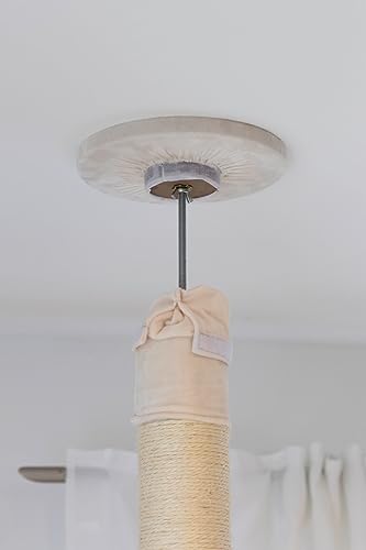 Arbre à chat Ferdi blanc extensible pour protéger vos meubles - 4