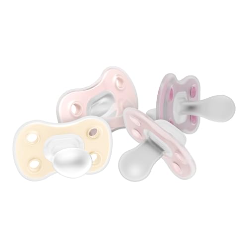 Dr. Brown's Advantage One-Piece Silicone Baby Pacifier, 0-6m, 4-Pack - image 9