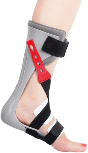 SDTOOP Órtesis de Tobillo y pie, Soporte AFO, férula de Soporte for pie caído for accidente cerebrovascular, pie caído, Enfermedad de Charcot, contractura del tendón de Aquiles(Left,S)