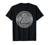 All Seeing Eye Dollar Bill Pyramid Illuminati T-Shirt T-Shirt