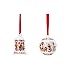 Produktbild Hutschenreuther Christbaumanhänger 2er Set 2019 Porzellanglocke und PorzellanKugel 02250-722824-27920 + 02252-722986-27940
