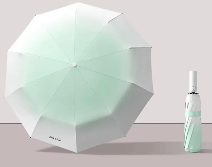 Image of HomeCloud Magic Umbrella Windproof, Sunproof & Rainproof with Sturdy Steel Shaft & Wrist Straps | Secret Blossoms Occur with Water Magic Print | Easy to Hold & Carry | Umbrella for Women, Men & Kids