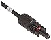 Renogy 5Ft 10AWG Solar Extension Cable with Male and Female Connectors, 5FT-10AWG, Black
