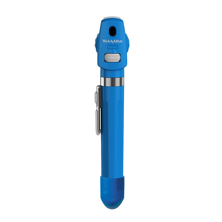 Image of Welch Allyn Ophthalmoscope Pocket LED Fiber Optic Ophthalmoscope 12870(Blue)