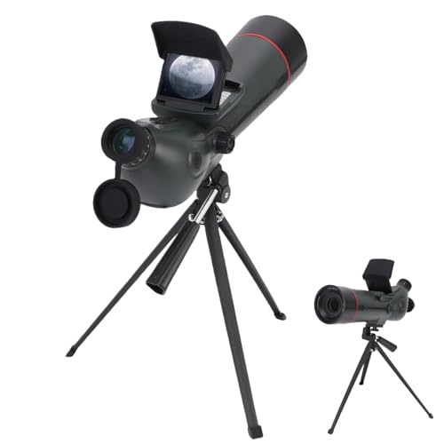Fabater Telescopio Inteligente, Telescopios Electrónicos Digitales con Cámara de Astrofotografía 4K, Zoom 18X, Doble Pantalla Spotter para Adultos y Principiantes en Astronomía