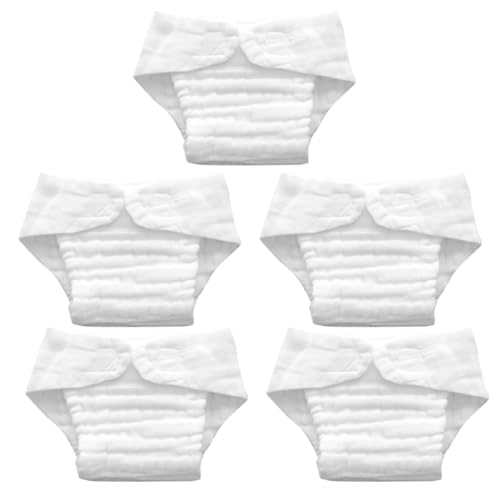 Couches réutilisables anti-fuites avec inserts en coton doux pour nouveau-né