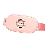 Heating Pad for Period Cramps, Portable Cordless Electric Belt Period Pain Relief Device, with 4 Hea