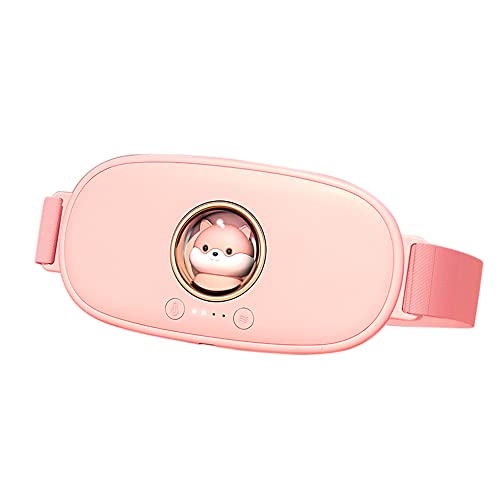 Heating Pad For Period Cramps, Portable Cordless Electric Belt Period Pain Relief Device, With 4 Heat Levels And 5 Massage Modes, Menstrual Cramp Or Period Pain Heating Pad For Women And Girl(Pink) #TOP1