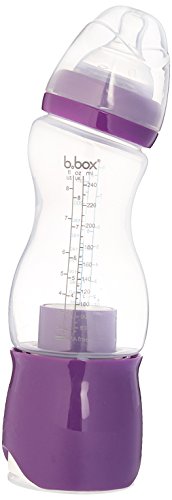 b.box Baby Bottle + Dry Formula Dispenser | Color: Plum Punch | 8