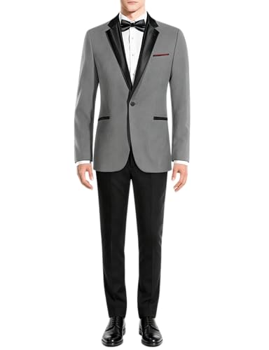 Veste de smoking à revers cranté Ulnomio vêtement de cérémonie homme