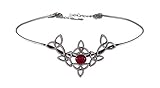 braut kopfschmuck diadem Material: nickelfreier Tombak Dark Dreams Diadem Lefey, Farbe:rot
