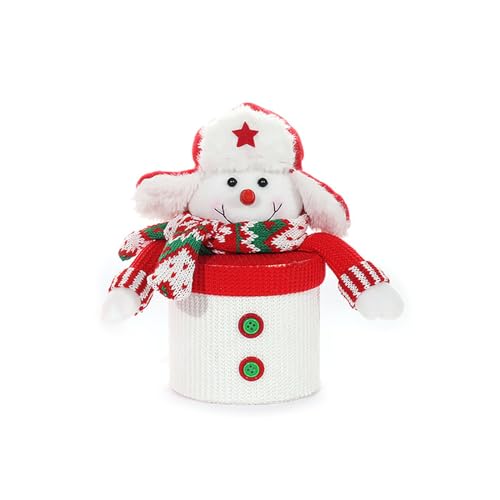 クリスマスデコレーション かわいい人形ポーチ キャンディ収納バッグボックス 再利用可能なギフトオーガナイザー パーティーの記念品 子供用 漫画人形収納ボックス 幼稚園 子供用小さなキャンディバッグ