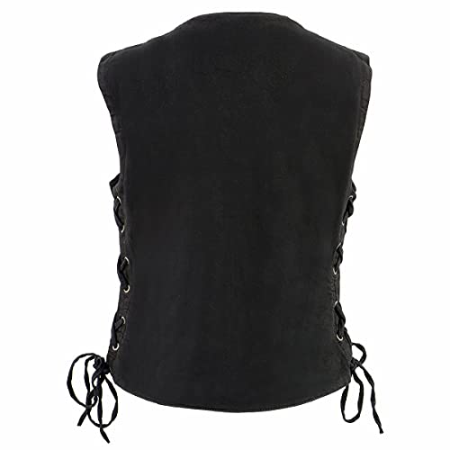 Milwaukee Leather Women's Premium Denim Motorcycle Rider Vest | MDL2