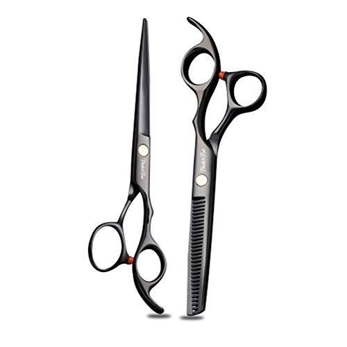 Conjunto de tesouras profissionais de cabeleireiro da Yardwe, tesouras de corte de cabelo, tesouras