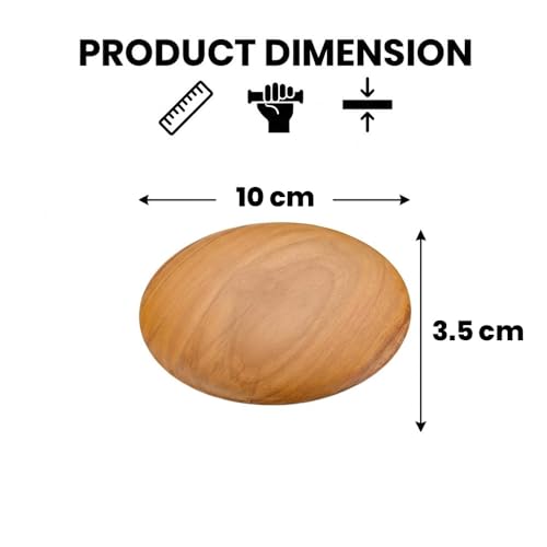 Image of Teak Wood Handle for Main Door /Door Handle for Home & Office /Pull & Push Handle for Main Door /Modern Designer Handle - Pack of 1 (Full, 4 Inch)- Model 5034-| 3 Years Warranty |