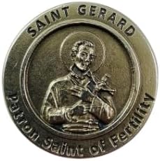 Westmon Works St Gerard Token and Prayer to Become Pregnant with Saint Prayer Holy Card Fertility Set - Image 3