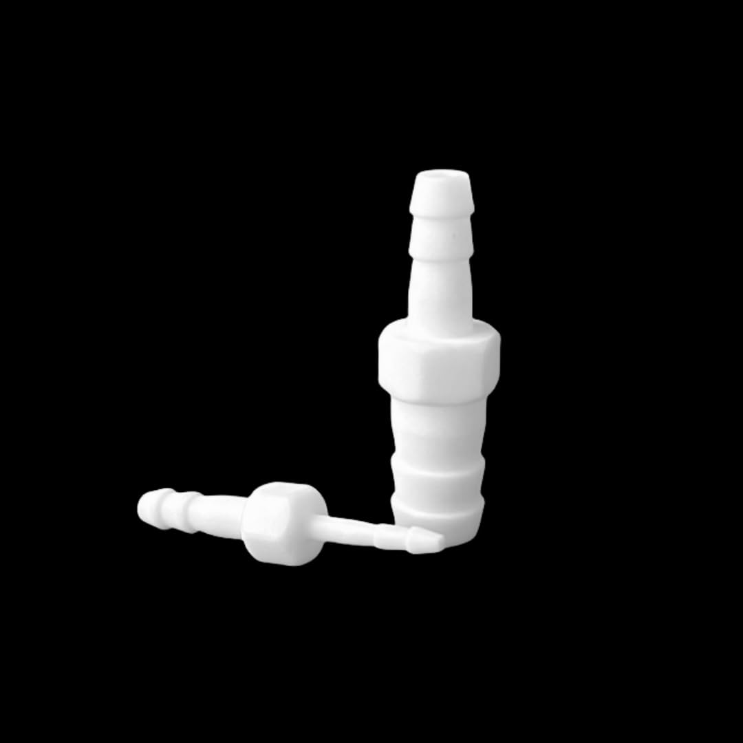 1 szt. Złącze redukcyjne PTFE PEFT - Złączki kolczaste o zmiennej średnicy zapewniające bezpieczne uszczelnienie(8mm-8mm Equal Dia)