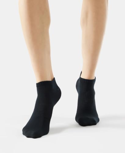 Image of Jockey 7097 Men Compact Cotton Elastane Stretch Low Show Socks With StayFresh Treatment