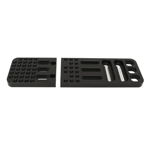 Placa de soporte L para cámara con zapata de liberación rápida para trípode DSLR, pack de 2 4