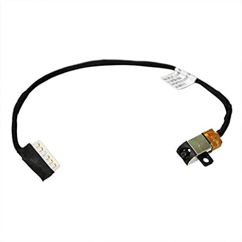 PHONSUN DC Power Jack Port Socket Slot in Cable Replacement with Wire Harness for Dell Inspiron 15 17 5000 5565 5567 P66F P66F001 5767 P32E P32E001 0R6RKM R6RKM DC30100YN00 DC30100ZM00 BAL30_DC_Cable Cover