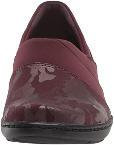 Clarks Women's Cora Heather Loafer, Burgundy Intrest, 9.5 | Image 1