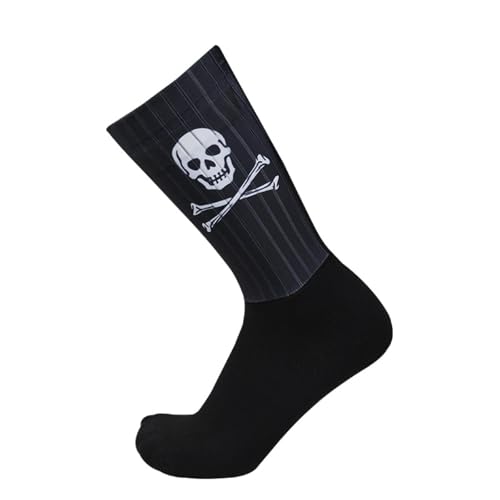 Aero Socks Cycling - Silicone Non-Slip Sports Breathable Comfortable Cycling Aero Socks Men one size 6-124