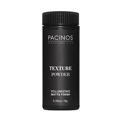 Pacinos Texture Powder - Lightweight Root Lifting Powder with Matte Dry Finish for Texture, Volume & Thickness - Shaker Bottle for Easy Hair Styling, 8g