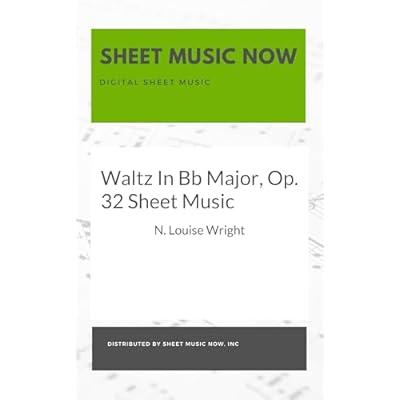 Waltz In Bb Major, Op. 32 Sheet Music