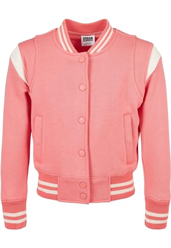 Urban Classics Mädchen Jacke Girls Inset College Sweat Jacket...